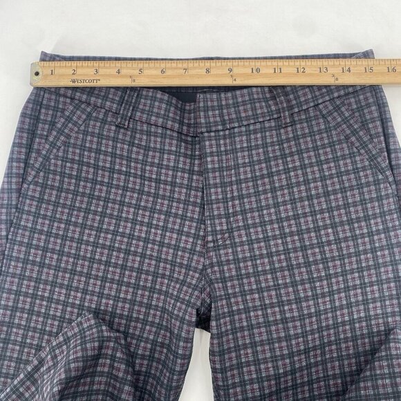 KUT From The Kloth Women's Size 10S Skinny Ponte Pants Size 10 Short Plaid - Picture 7 of 12